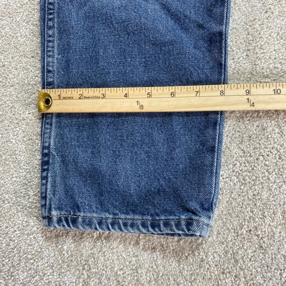 Eddie Bauer Denim Jeans Mens 12 30x30 Blue Straight Leg 100% Cotton Classic Wash